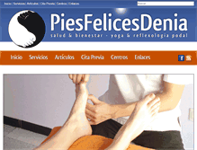 Tablet Screenshot of piesfelicesdenia.com